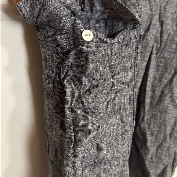 Linen Drawstring Pants - Picture 3 of 7